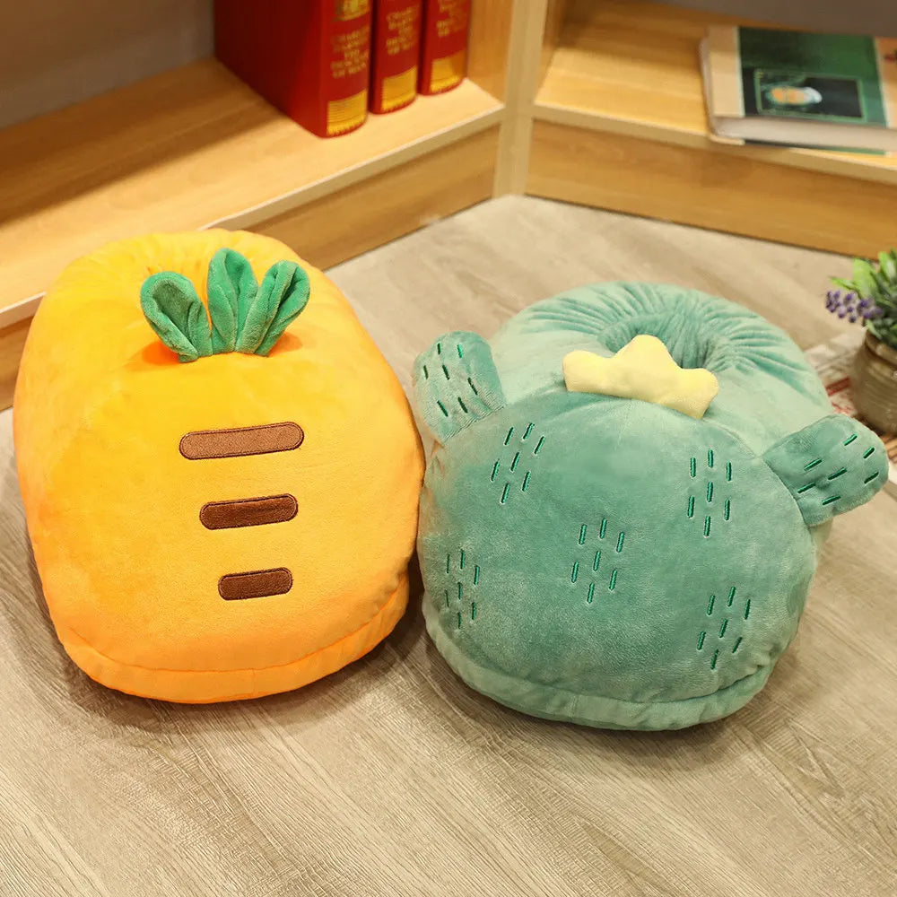 Winter Cartoon Home Big Feet Warm Women Slippers Dinosaur Panda Pig dDog Foot Warmer Adult Shoes Computer