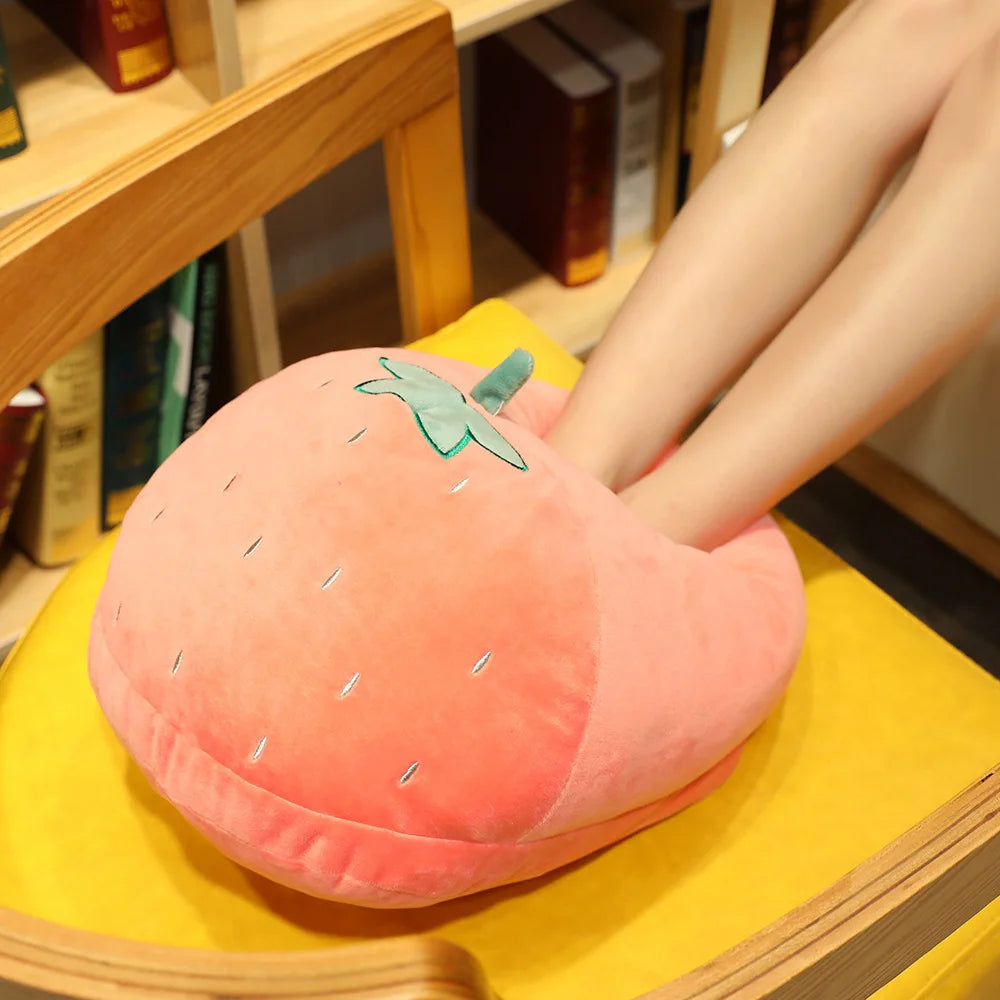 Winter Cartoon Home Big Feet Warm Women Slippers Dinosaur Panda Pig dDog Foot Warmer Adult Shoes Computer