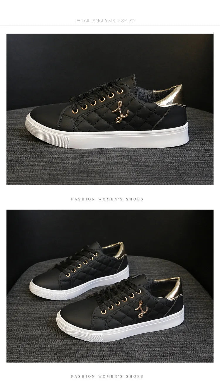 Women's Sneakers Fashion Breathable Flat Shoes Woman Soft Sole Walking Vulcanized Shoes Women Casual Sneaker Zapatos De Mujer