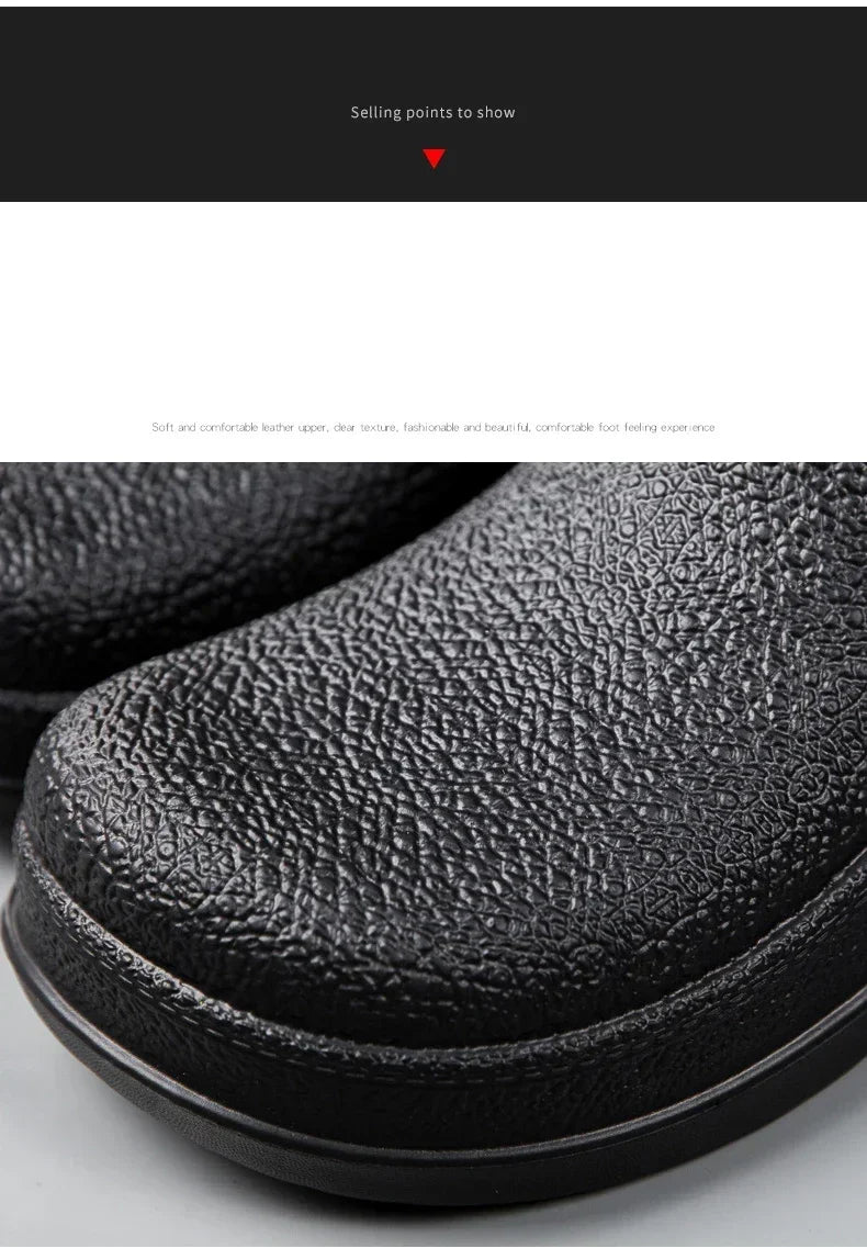 Waterproof Oilproof Men Chef Shoes Lightweight Casual Slippers Doctor Nurse Shoes Fashion Eva Garden Sandals Beach Aqua Shoes