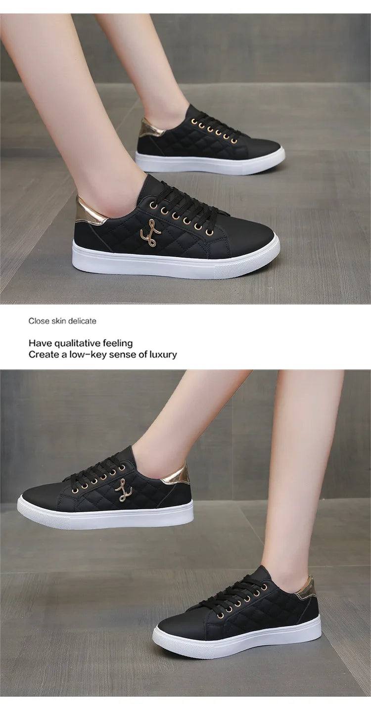 Women's Sneakers Fashion Breathable Flat Shoes Woman Soft Sole Walking Vulcanized Shoes Women Casual Sneaker Zapatos De Mujer