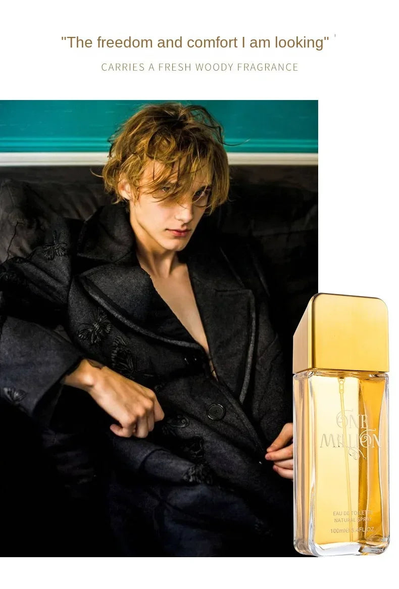 Men's Perfume, Oriental Floral Woody scent, long-lasting fragrance, high-quality original perfume.