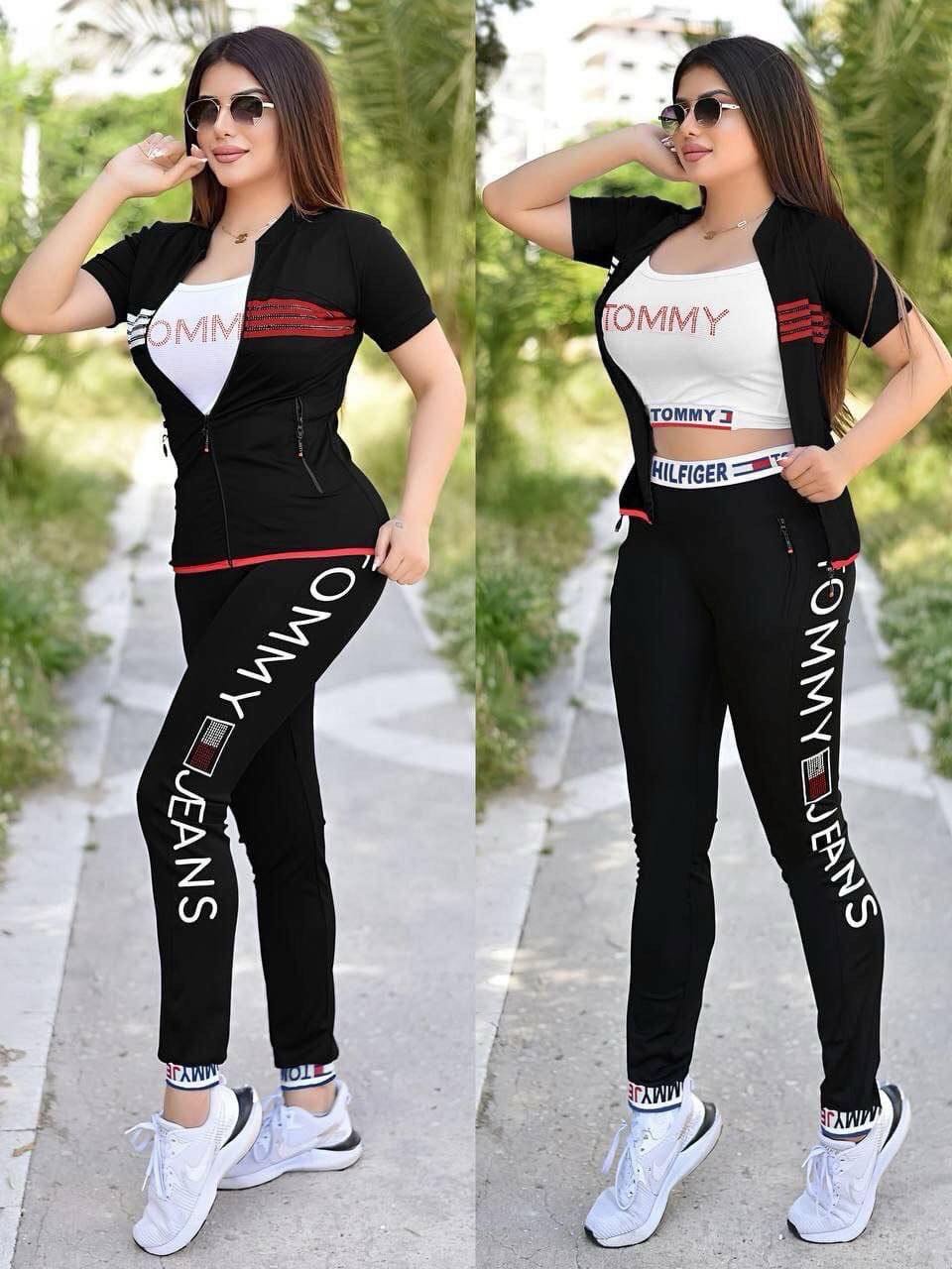 Set damă Tommy Hilfiger – Trening casual cu bustieră
