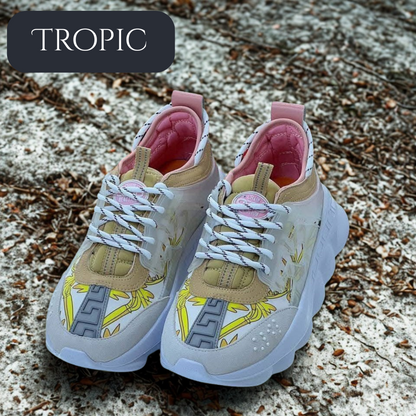 Adidași Versace Odissea CLS – Explozie de Culoare, Lux Fără Compromis