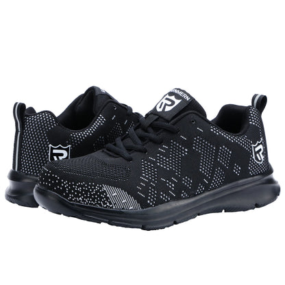 LARNMERN Safety Shoes for Women Anti-puncture Steel Toe Shoes Breathable Non Slip Work Shoes  Sneakers