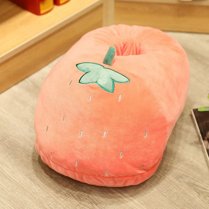 Winter Cartoon Home Big Feet Warm Women Slippers Dinosaur  Panda Pig dDog Foot Warmer Adult Shoes Computer