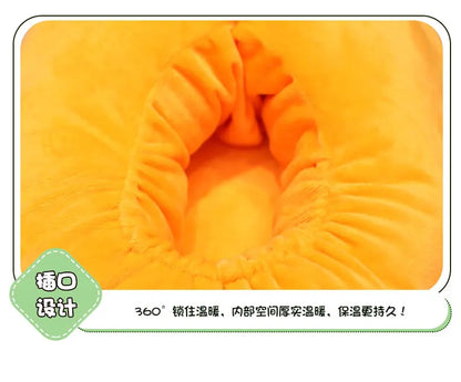 Winter Cartoon Home Big Feet Warm Women Slippers Dinosaur  Panda Pig dDog Foot Warmer Adult Shoes Computer