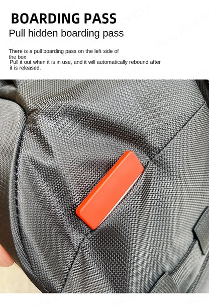 Wheeled Backpack Black Suitcase Oxford Trolley Bag Lightweight Luggage Cabin Male 18" 20" 24" Backpacks Waterproof Travel Bags