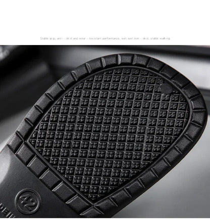 Waterproof Oilproof Men Chef Shoes Lightweight Casual Slippers Doctor Nurse Shoes Fashion Eva Garden Sandals Beach Aqua Shoes